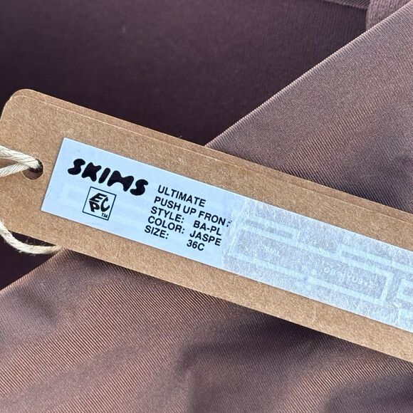 Skims Ultimate Front Closure Push Up Bra Jasper Size 36C - Picture 8 of 8